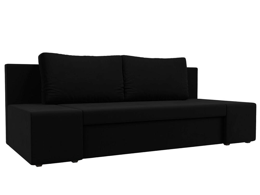 Прямой диван Сан Марко Микровельвет Чёрный комплект ошейник 34 45х2 см и поводок 120х0 8 см с косой чёрный с красным