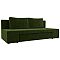 Прямой диван Сан Марко Микровельвет Зелёный
