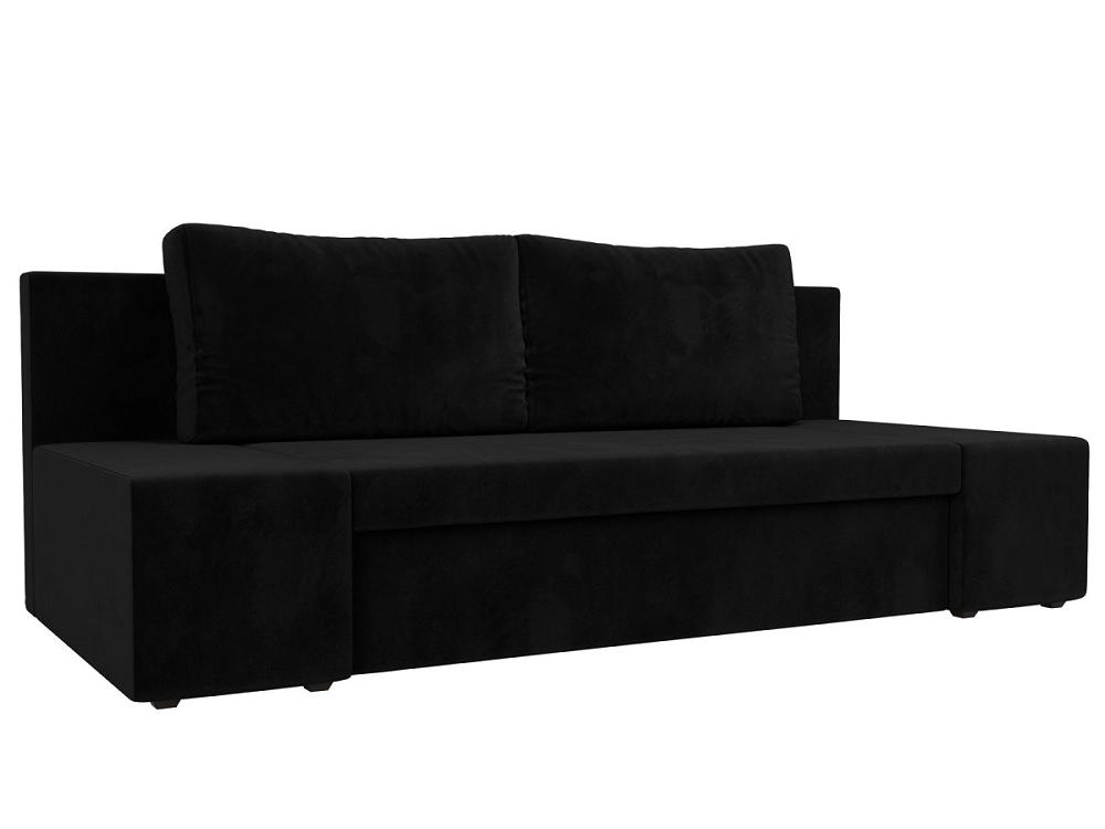 Прямой диван Сан Марко Велюр Чёрный комплект ошейник 34 45х2 см и поводок 120х0 8 см с косой чёрный с красным
