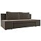 Прямой диван Сан Марко Велюр Коричневый