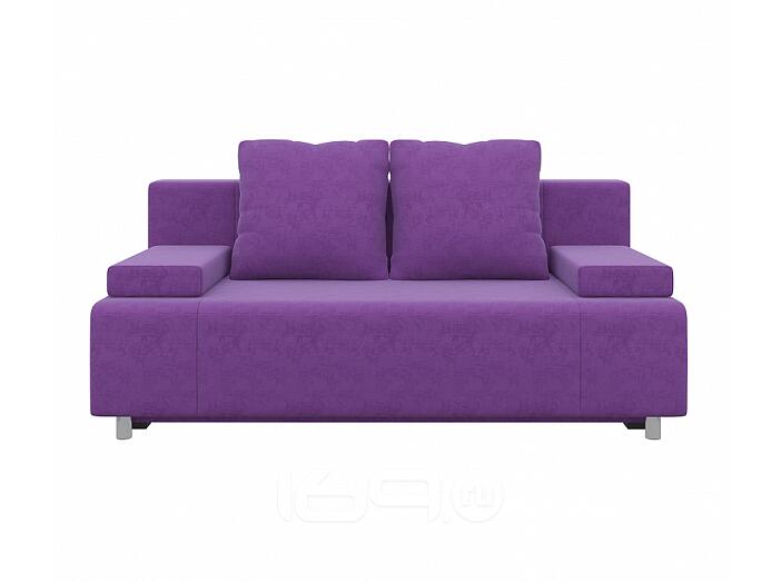 Диван прямой Шарль Вельвет Фиолетовый