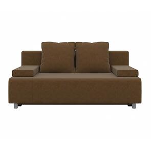 Диван прямой Шарль Вельвет Коричневый