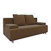 Диван прямой Шарль Вельвет Коричневый