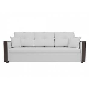 Диван прямой Валенсия Экокожа Белый