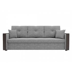 Диван прямой Валенсия Рогожка Серый