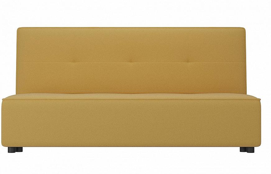 Прямой диван Зиммер   Микровельвет Желтый прямой диван зиммер экокожа коричневый