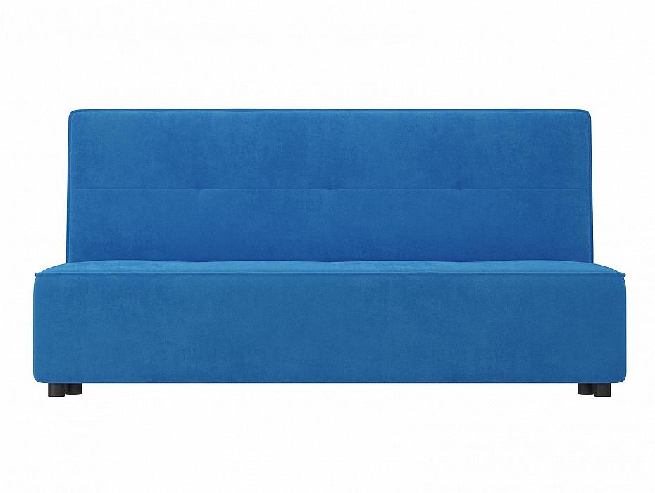Прямой диван Зиммер   Велюр Голубой прямой диван зиммер экокожа бежевый