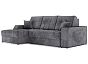 Диван-кровать угловой лас-вега (04) левый серый пантограф