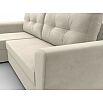 Диван угловой амстердам лайт левый микровельвет бежевый еврокнижка