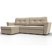 Диван угловой амстердам лайт левый угол seven 729 бежевый еврокнижка