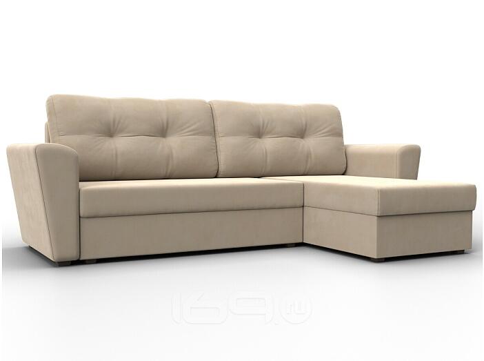 Диван угловой амстердам лайт правый угол seven 729 бежевый еврокнижка