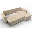 Диван угловой амстердам лайт правый угол seven 729 бежевый еврокнижка