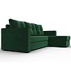 Диван угловой атланта без стола универсальный угол seven 626 зеленый еврокнижка