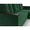 Диван угловой атланта без стола универсальный угол seven 626 зеленый еврокнижка
