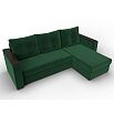 Диван угловой атланта без стола универсальный угол seven 626 зеленый еврокнижка