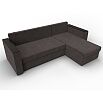 Диван угловой атланта без стола универсальный угол seven 727 коричневый еврокнижка
