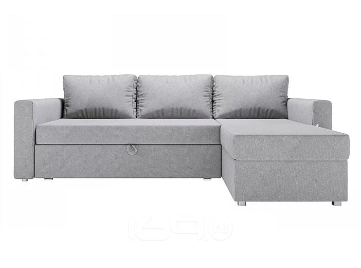 Диван угловой Бергамо механизм Дельфин Grey 800*2260*1420