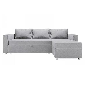 Диван угловой Бергамо механизм Дельфин Grey 800*2260*1420