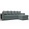 Диван угловой дубай лайт рогожка угол универсальный амур 07 серый еврокнижка