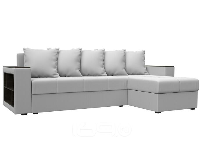 Диван угловой дубай лайт угол универсальный белый еврокнижка