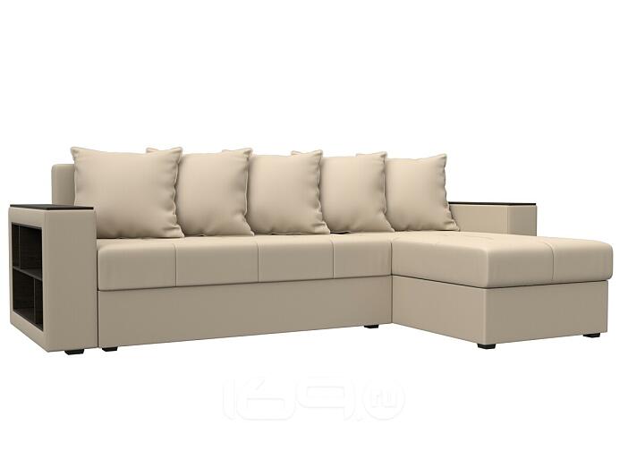 Диван угловой дубай лайт угол универсальный бежевый еврокнижка