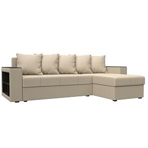 Диван угловой дубай лайт угол универсальный бежевый еврокнижка