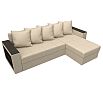Диван угловой дубай лайт угол универсальный бежевый еврокнижка