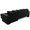 Диван угловой дубай лайт угол универсальный черный еврокнижка