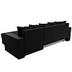 Диван угловой дубай лайт угол универсальный черный еврокнижка