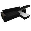 Диван угловой дубай лайт угол универсальный черный еврокнижка