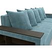 Диван угловой дубай лайт угол универсальный seven 113 бирюзовый еврокнижка