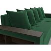 Диван угловой дубай лайт угол универсальный seven 626 зеленый еврокнижка