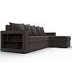 Диван угловой дубай лайт угол универсальный seven 727 коричневый еврокнижка