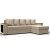 Диван угловой дубай лайт угол универсальный seven 729 бежевый еврокнижка