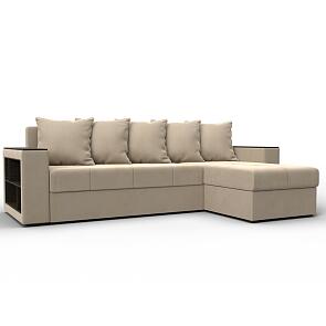 Диван угловой дубай лайт угол универсальный seven 729 бежевый еврокнижка