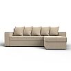 Диван угловой дубай лайт угол универсальный seven 729 бежевый еврокнижка