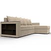 Диван угловой дубай лайт угол универсальный seven 729 бежевый еврокнижка
