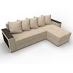 Диван угловой дубай лайт угол универсальный seven 729 бежевый еврокнижка
