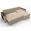 Диван угловой дубай лайт угол универсальный seven 729 бежевый еврокнижка