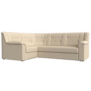 Диван угловой карелия левый угол бежевый дельфин