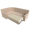 Диван угловой карелия левый угол seven 729 бежевый дельфин