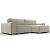 Диван угловой лига-029 бежевый еврокнижка