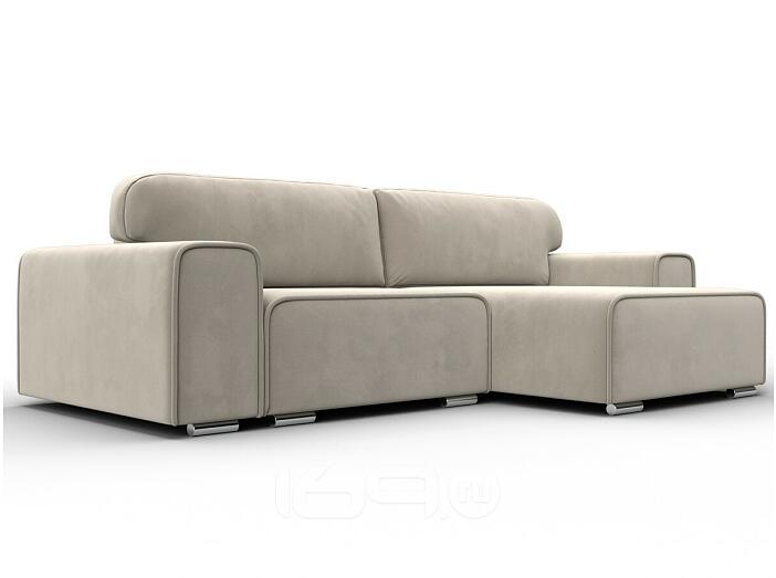 Диван угловой лига-029 бежевый еврокнижка