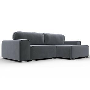 Диван угловой лига-029 seven 17 серый еврокнижка