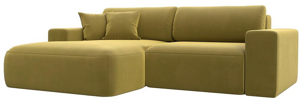 Диван угловой Лига-036 НПБ Классик левый угол Микровельвет Желтый 77999₽
