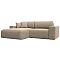 Диван угловой Лига-036 НПБ Классик левый угол Велюр Бежевый