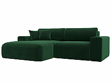 

Диван угловой Лига-036 НПБ Классик левый угол Велюр Зелёный