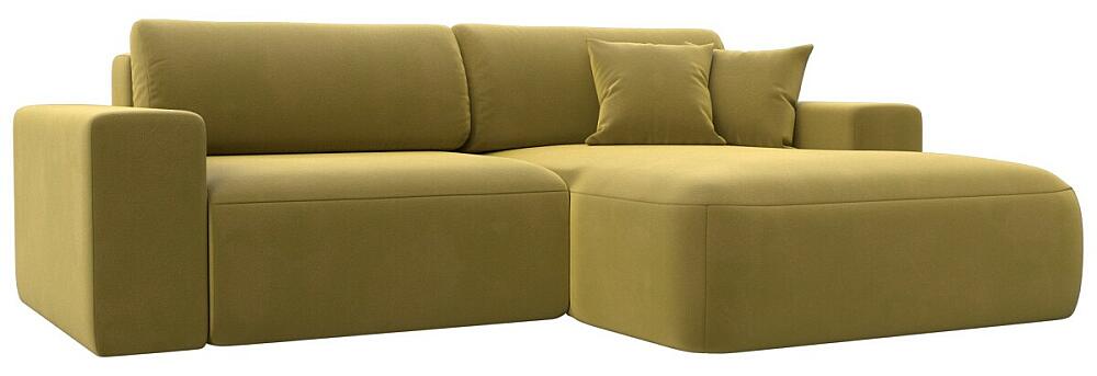 Диван угловой Лига-036 НПБ Классик правый угол Микровельвет Желтый 77999₽