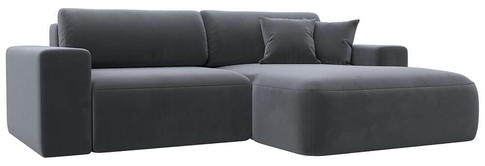 Диван угловой Лига-036 НПБ Классик правый угол Велюр Серый 80999₽