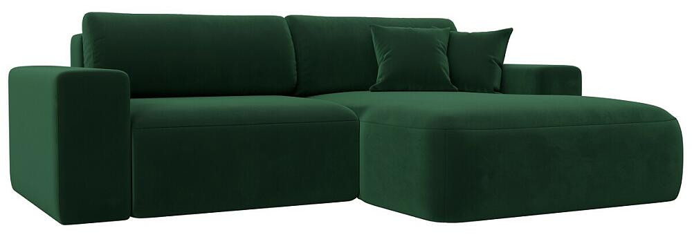 Диван угловой Лига-036 НПБ Классик правый угол Велюр Зелёный 80999₽